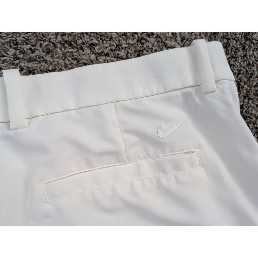 Nike Golf Shorts Mens Sz 40 White Dri-Fit Standard Fit Chino Casual CU9740-100 - Picture 10 of 12